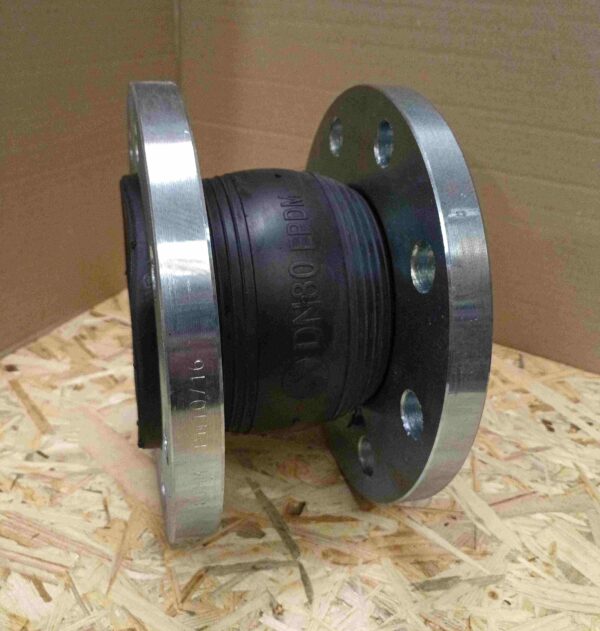 Kompenzátor pryžový přírubový 1501 DN80 PN16 EPDM, příruby CS+Galv. L=130 -12/+6mm