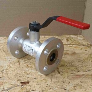 Kohout kulový přírubový svařovaný s ruční pákou WKP 2at DN15 PN40 P235GH PTFE+C/304 L=130