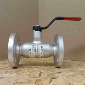 Kohout kulový přírubový svařovaný s ruční pákou WKP 2at DN20 PN40 P235GH PTFE+C/304 L=150