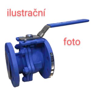 Kohout kulový přírubový s ruční pákou K85 111 540 DN100 PN40 A216-WCB PPL/AISI304 L=190