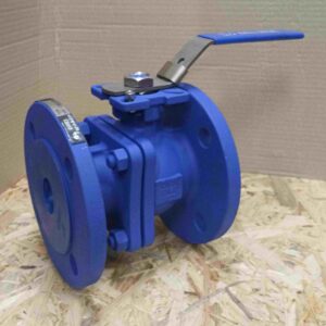 Kohout kulový přírubový s ruční pákou K85 111 540 DN50 PN40 A216-WCB PPL/AISI304 L=150