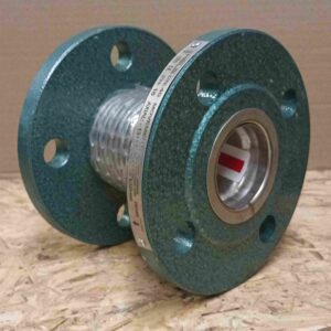 Kompenzátor axiální vlnovcový přírubový DN40 PN16 AISI321 L=120 +/-13 mm